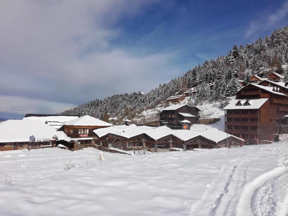 Pleine Nature Pied Pistes Piscine Chauffee Ustou Exterior photo